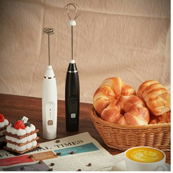 Milk Frother Handheld - Black - NWT - Picture 2 of 4